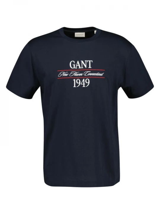 Foto van product GANT Shirt rood / zwart / wit
