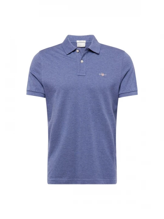 Foto van product GANT Shirt saffier / lichtgrijs / rood / wit