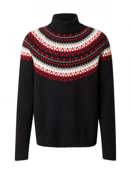 Foto van product GANT Trui 'FAIR ISLE' grijs / rood / zwart / wit