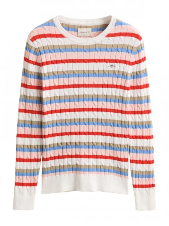 Foto van product GANT Trui lichtblauw / kaki / rood / wit