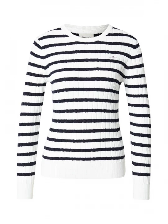 Foto van product GANT Trui marine / wit