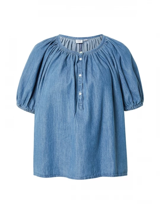 Foto van product GAP Blouse 'POPOVER' blauw denim