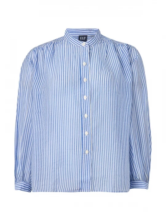 Foto van product GAP Blouse smoky blue / royal blue / koningsblauw / wit