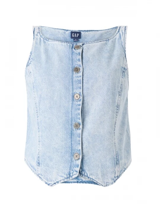Foto van product GAP Gilet blauw denim