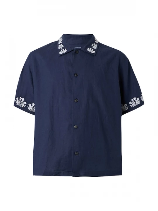 Foto van product GAP Overhemd navy / wit