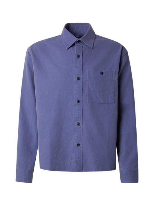 Foto van product GAP Overhemd royal blue / koningsblauw / wit