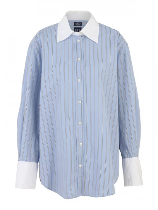 Foto van product Gap Petite Blouse lichtblauw / zwart / wit