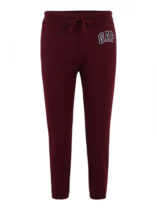 Foto van product Gap Petite Broek 'HERITAGE' wijnrood / zwart / wit