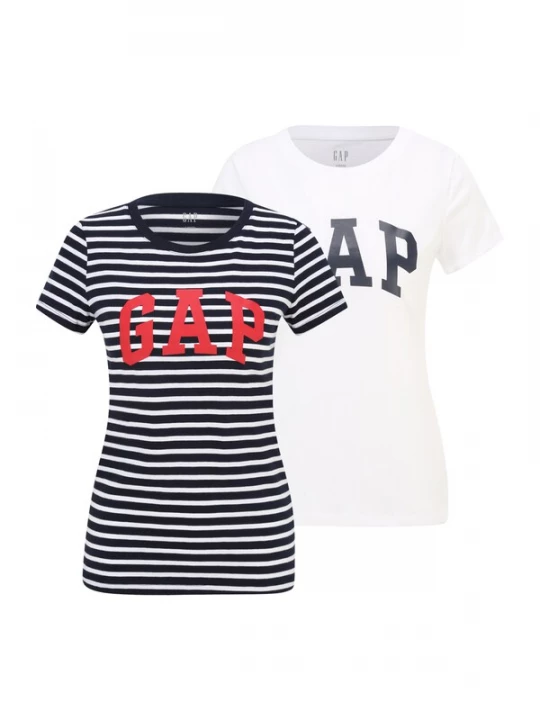 Foto van product Gap Petite Shirt 'FRANCHISE' navy / rood / wit