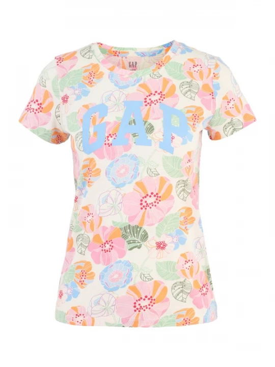 Foto van product Gap Petite Shirt lichtblauw / groen / rosa / wolwit