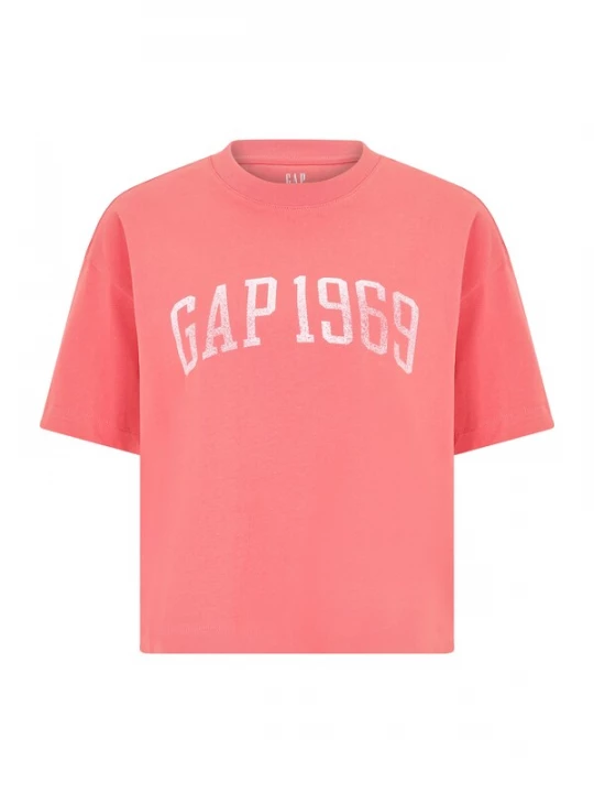 Foto van product Gap Petite Shirt watermeloen rood / wit