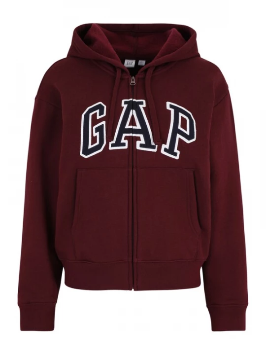 Foto van product Gap Petite Sweatvest 'HERITAGE' navy / donkerrood / wit