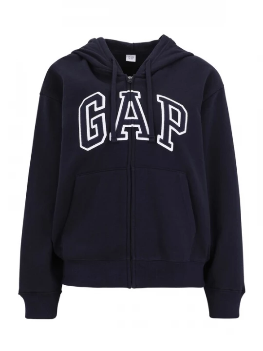 Foto van product Gap Petite Sweatvest 'HERITAGE' navy / wit