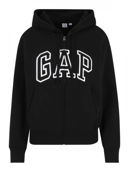 Foto van product Gap Petite Sweatvest 'HERITAGE' zwart / wit