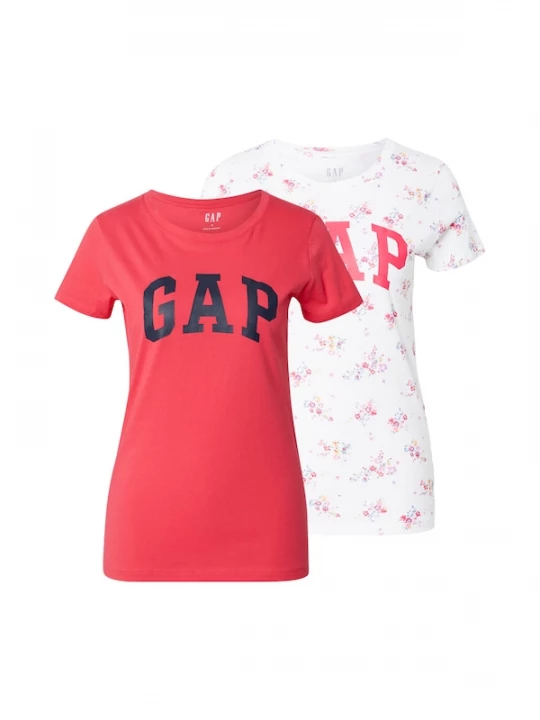 Foto van product GAP Shirt 'FRANCHISE CLSC' rosa / framboos / zwart / wit