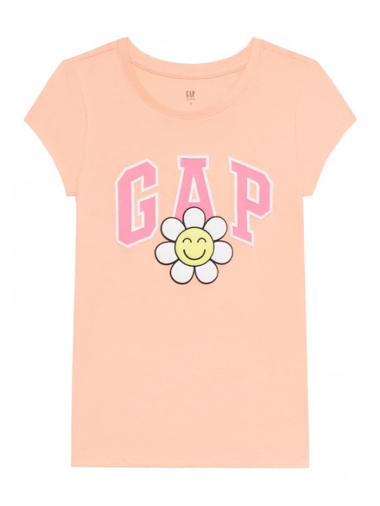 Foto van product GAP Shirt geel / abrikoos / lichtroze / wit