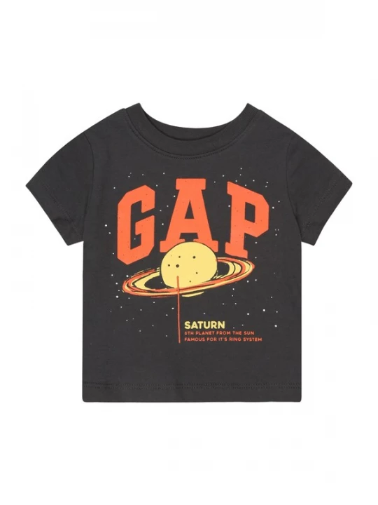 Foto van product GAP Shirt geel / oranje / zwart
