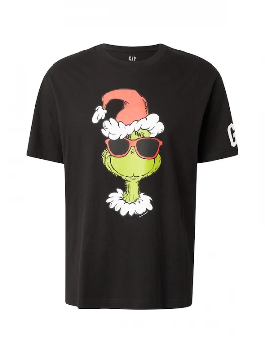 Foto van product GAP Shirt 'GRINCH' kiwi / rood / zwart / wit