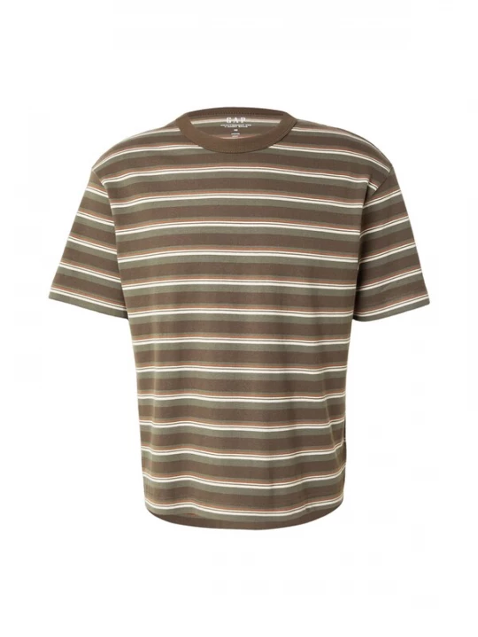 Foto van product GAP Shirt kaki / olijfgroen / lichtrood / offwhite