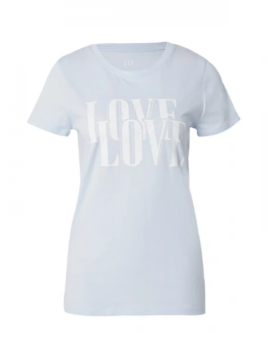 Foto van product GAP Shirt lichtblauw / wit