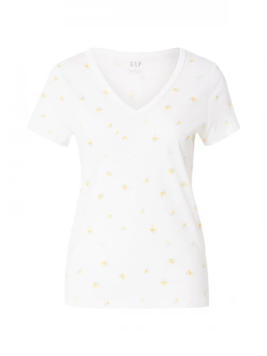Foto van product GAP Shirt pastelblauw / lichtgeel / wit