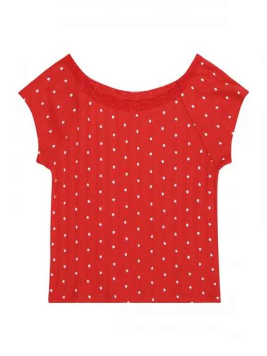 Foto van product GAP Shirt rood / wit