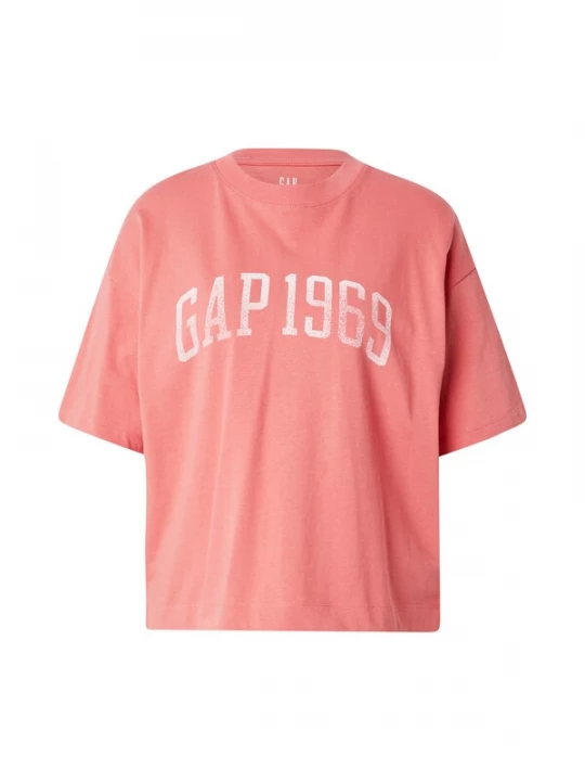 Foto van product GAP Shirt watermeloen rood / wit