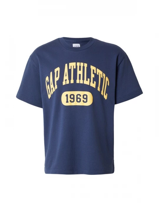 Foto van product GAP Sweatshirt 'ATHLETIC' navy / geel