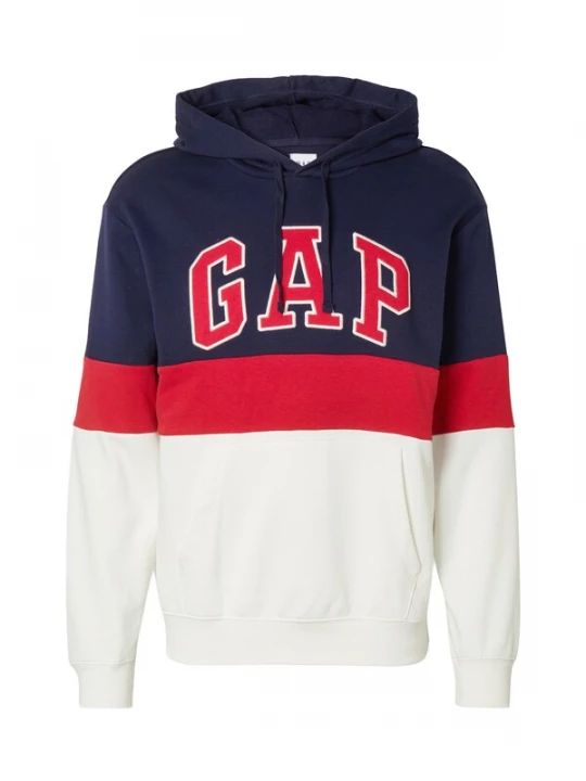 Foto van product GAP Sweatshirt 'HERITAGE' donkerblauw / rood / wit