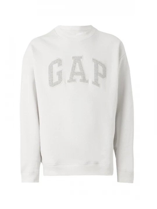Foto van product GAP Sweatshirt 'HERITAGE' lichtgrijs / wit