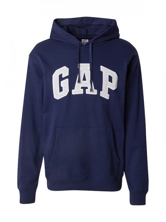 Foto van product GAP Sweatshirt 'HERITAGE' navy / grijs gemêleerd / wit