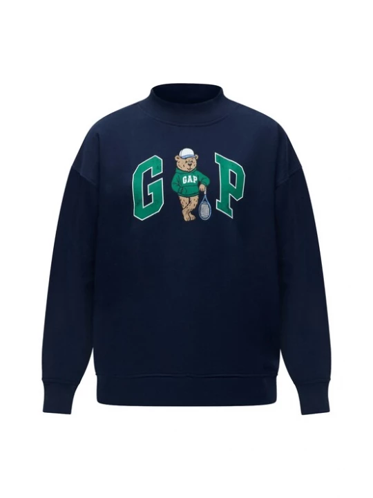 Foto van product GAP Sweatshirt navy / brokaat / donkergroen / wit