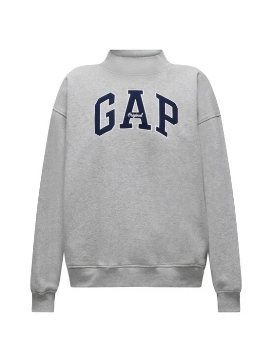 Foto van product GAP Sweatshirt navy / grijs / wit