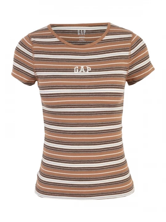 Foto van product Gap Tall Shirt bruin / wit