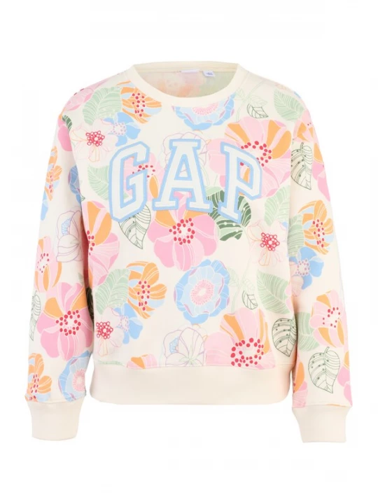 Foto van product Gap Tall Sweatshirt 'HERITAGE' lichtblauw / groen / rosa / wolwit