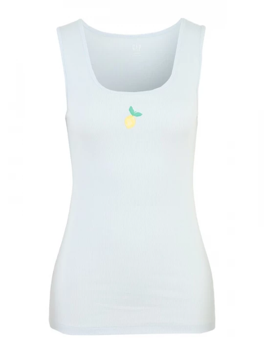 Foto van product Gap Tall Top 'V-SL BF TANK GAP' pastelblauw / geel