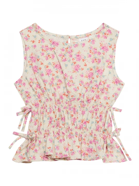 Foto van product GAP Top hemelsblauw / koraal / pink / wit