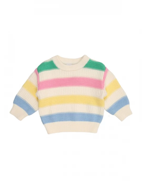 Foto van product GAP Trui beige / smoky blue / geel / rosa