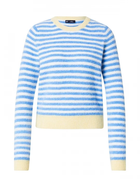Foto van product GAP Trui blauw / lichtgeel / wit