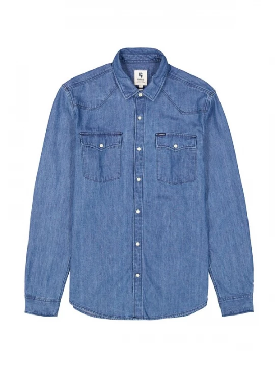 Foto van product GARCIA Overhemd blauw denim