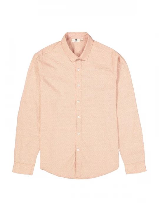 Foto van product GARCIA Overhemd oranje / pasteloranje / offwhite
