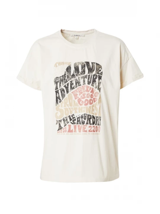 Foto van product GARCIA Shirt curry / pastelrood / zwart gemêleerd / offwhite