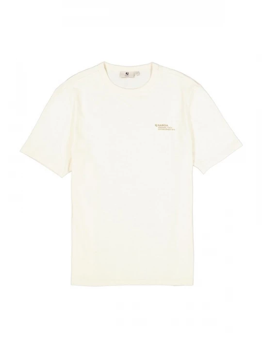 Foto van product GARCIA Shirt donkerbeige / natuurwit