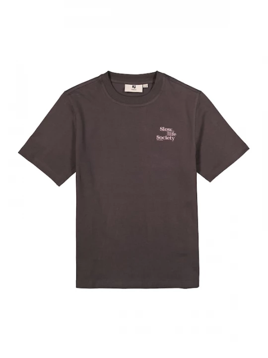 Foto van product GARCIA Shirt donkergrijs / rosé / zwart