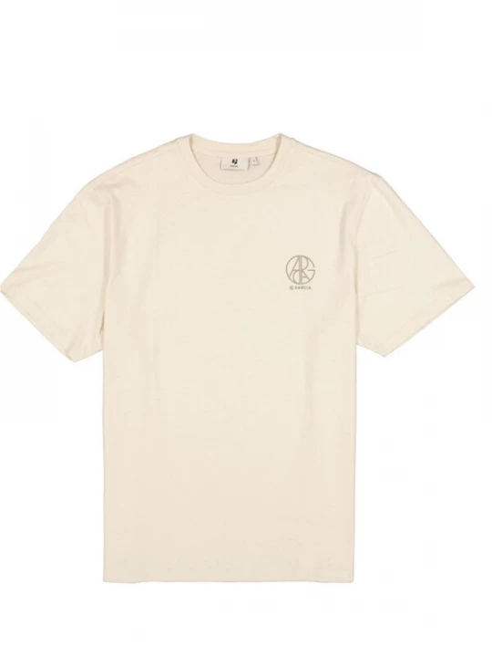 Foto van product GARCIA Shirt 'Garcia - Heren t-shirt' crème