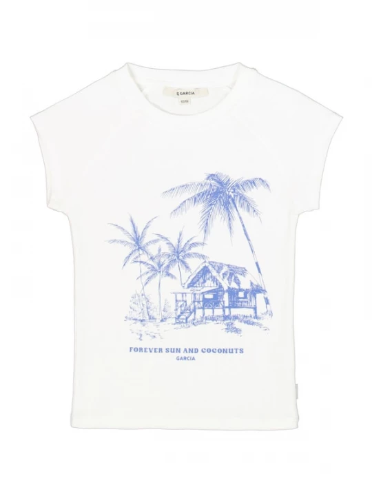 Foto van product GARCIA Shirt hemelsblauw / wit