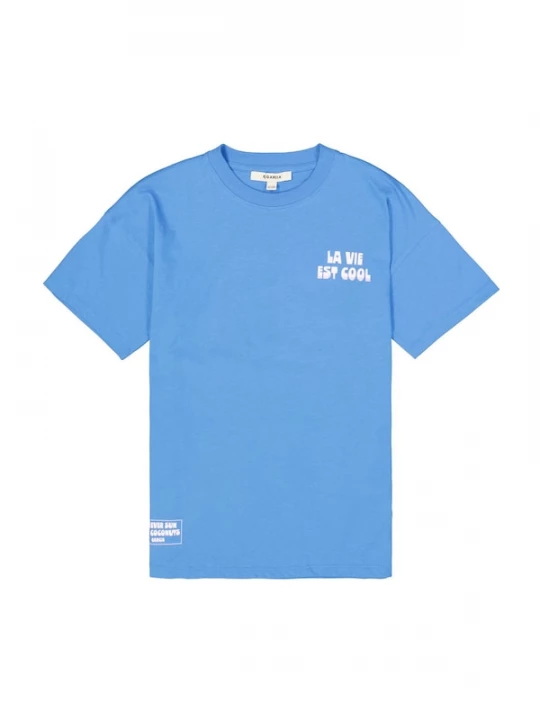 Foto van product GARCIA Shirt royal blue / koningsblauw / rosa