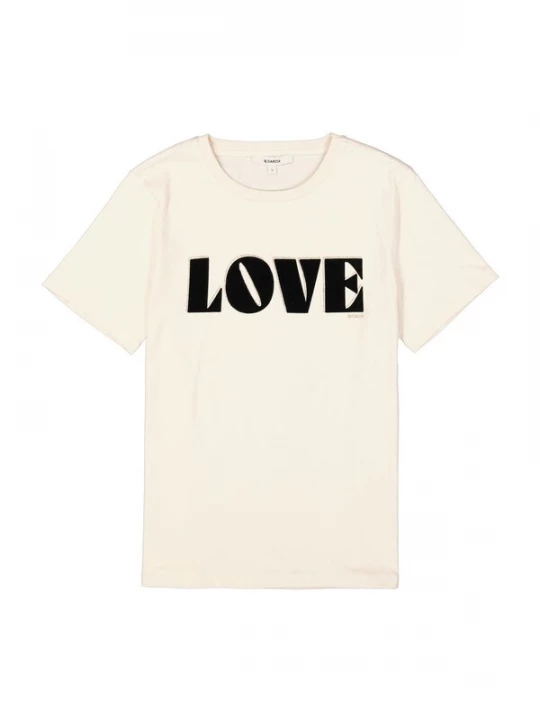 Foto van product GARCIA Shirt zwart / offwhite