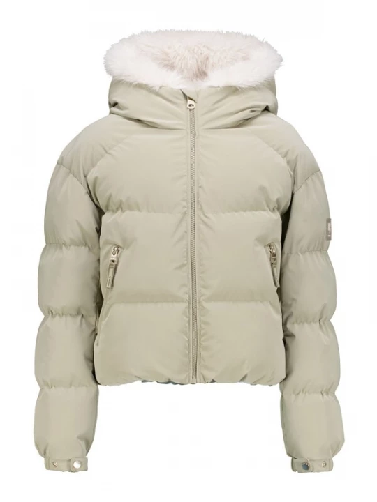 Foto van product GARCIA Winterjas pastelgroen / wit