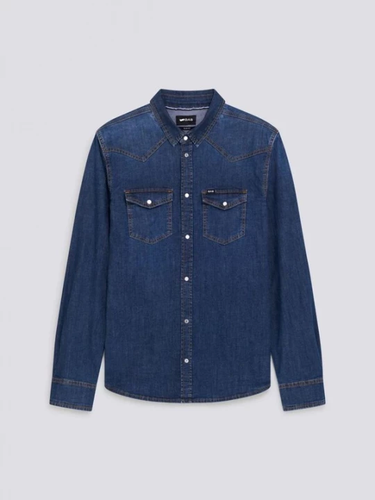 Foto van product GAS Overhemd blauw